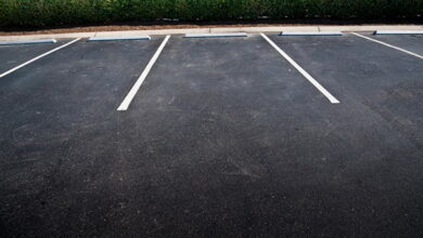parking spaces
