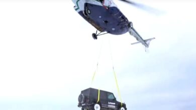drop amg g63 helicopter