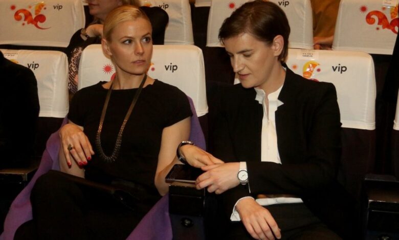 ana brnabic i milica djurdjic kurir