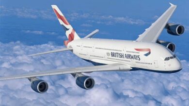 British Airways avion ilustracija British Airways