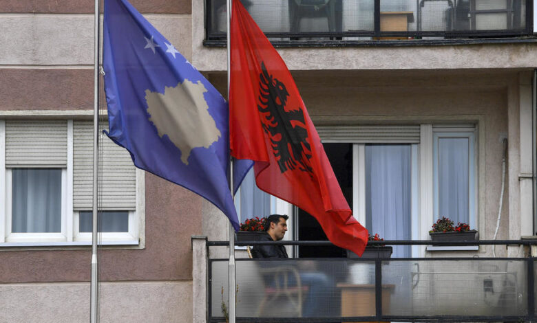 kosovo albanija zastava