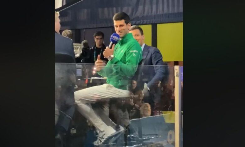 novak djokovic fb prtscr