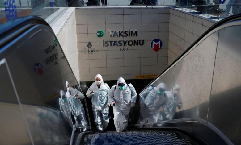 coronavirus taksim istanbul reuters