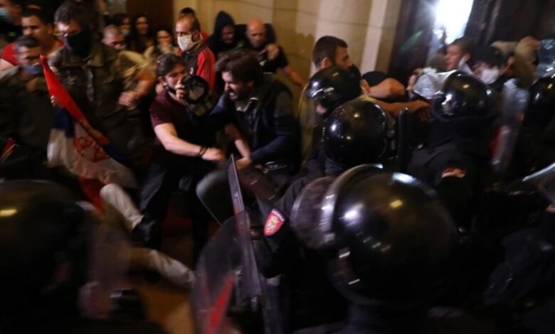 beograd protest sukob juli2020 ras