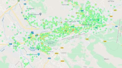 mapa covid19 sarajevo oktobar20 prtscr